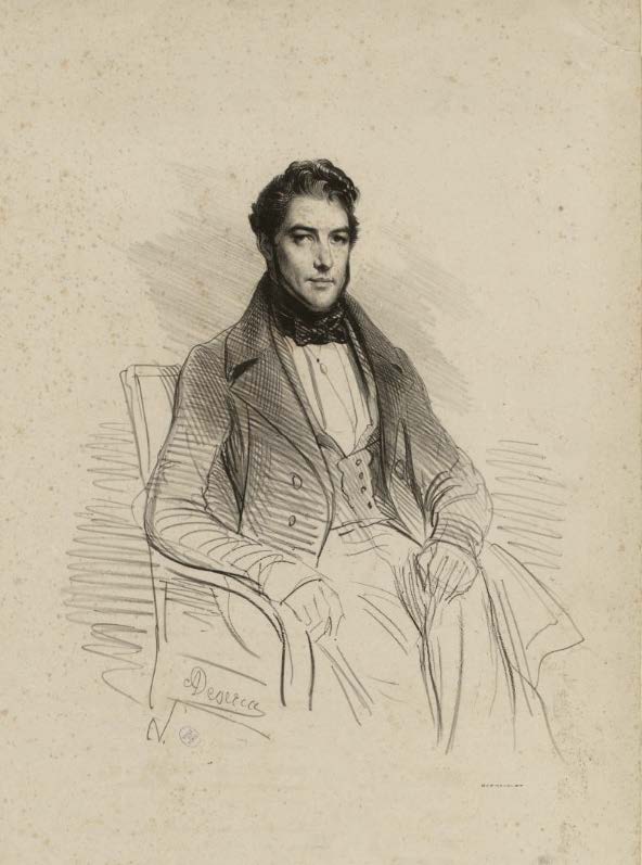 Achille Deveria, Portrait of Adolphe Goupil.