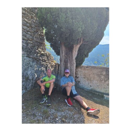 May 2026: With Renato resting below the Arco Castle